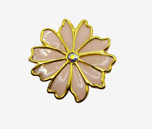 Bejewelled Daisy Buttons for a Summer Jacket